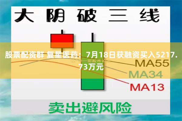股票配资群 复星医药：7月18日获融资买入5217.73万元